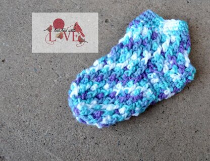 Kids Wavy Ripple Slipper Socks