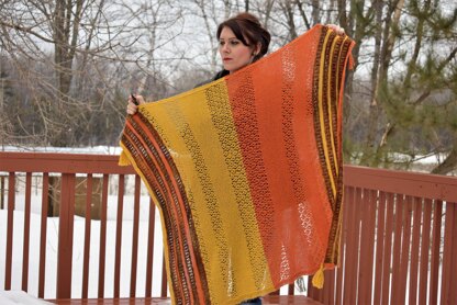Versatile Square shawl