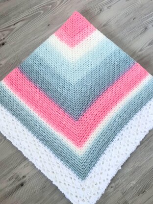 Baby Linen Stitch Crochet Blanket