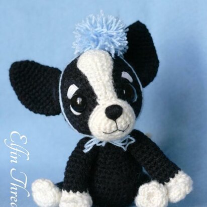 Chaco, the Chihuahua Puppy Amigurumi