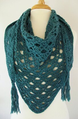 Lake Michigan Crochet Scarf