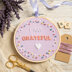 Wool Couture I Am Grateful Embroidery Kit