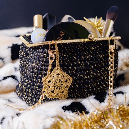 Crochet clutch "Starry night"