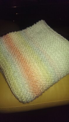 Pastel baby blanket