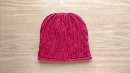 Burgundy beanie