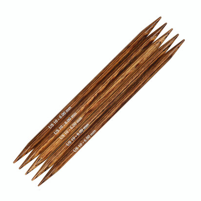 Knitter's Pride Ginger Double Point Needles 15cm (6in) (Set of 5)