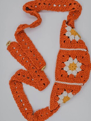 Daisy Granny Square Bum Bag