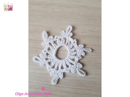 Crochet snowflake 92