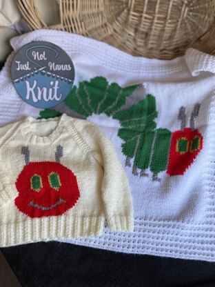 Caterpillar toddler sweater