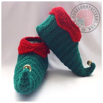 Knitted elf slippers hot sale