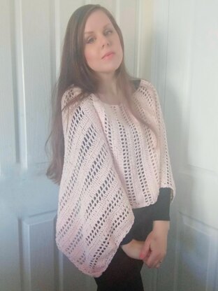 Summer Pink Poncho