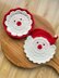 Santa Coaster Free Crochet Patterns for Christmas - Christmas Decoration - Christmas Ornament