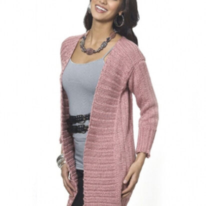 Long & Lean Cardi in Caron Simply Soft - Downloadable PDF