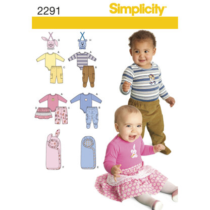 Simplicity Babies' Separates 2291 - Sewing Pattern