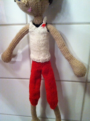 Arne and Carlos' Knitted Dolls with a Designer Wardrobe