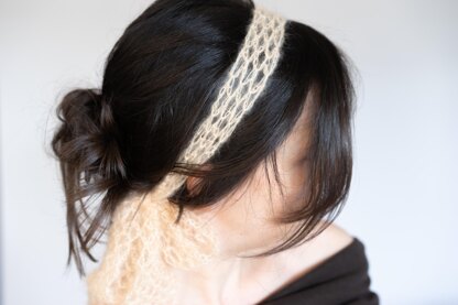 Mohair Simple Mesh Headband