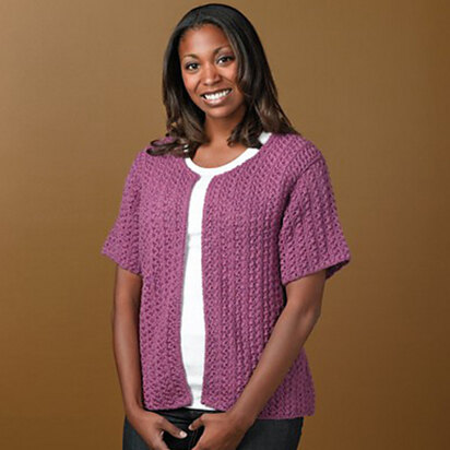 349 Emma Cardigan - Knitting Pattern for Women in Valley Yarns Northampton