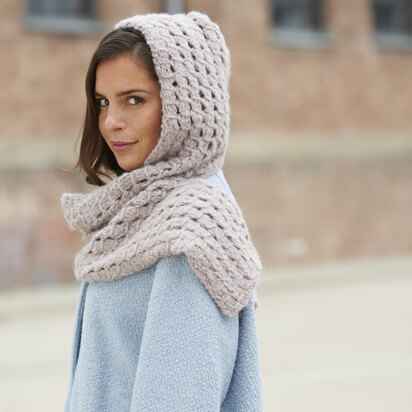 Hooded scarf in Schachenmayr Fabienne - Downloadable PDF