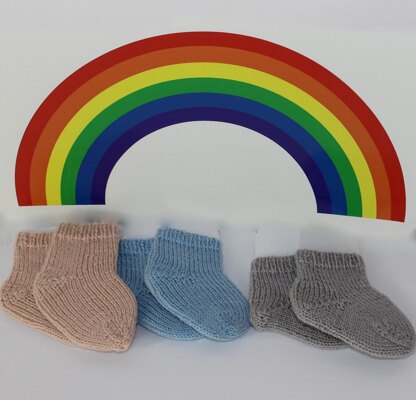 Baby Simple Socks (Circular)