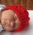 Baby Red Silk Tam Hat