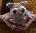 Toy Owl in Plymouth Yarn Arequipa Boucle & Fur - F624 - Downloadable PDF