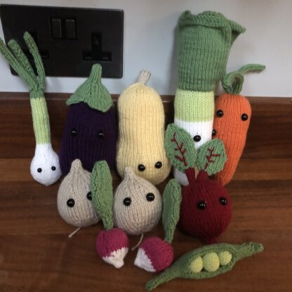 Knitted Veggies