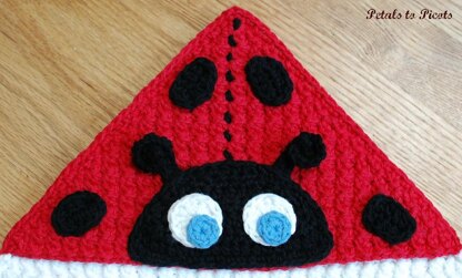 Ladybug Hooded Baby Towel