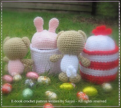 Easter Bears - PDF Amigurumi crochet pattern