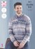 Mens Sweater & Tank Top Knitted in King Cole Fjord DK - 5651 - Downloadable PDF