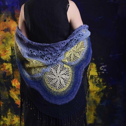 The Starry Night Shawl (UK terms)