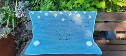 Starry Night Twin Bunny Blanket