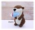 Otter with Fish Crochet Pattern