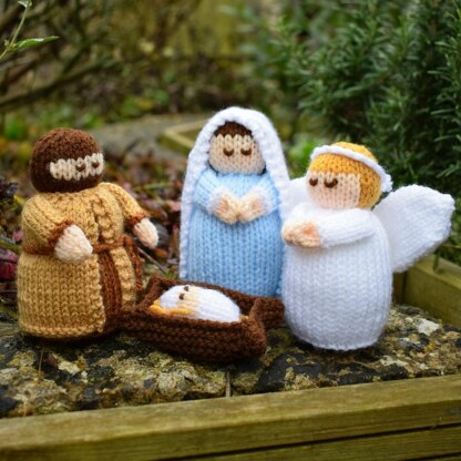 Nativity  Dolls Knitting Pattern - Toy Knitting Pattern