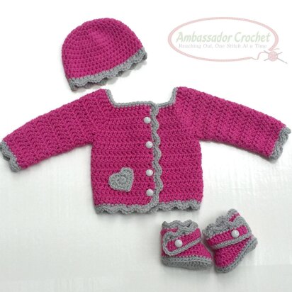 Jordan Baby Sweater Set