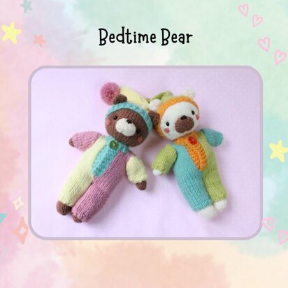 Bedtime Bear - knitting pattern