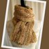 Homespun Scarf with Shawl Stick Crochet Pattern