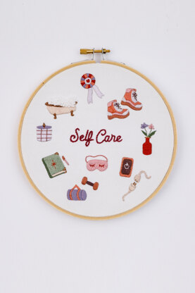 DMC X EMILY JUNE Self Care Embroidery Pattern - PAT2101 - Downloadable PDF