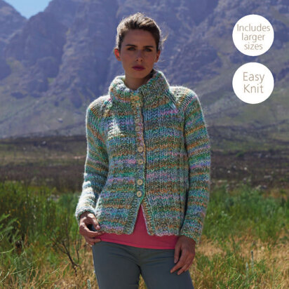 Jacket in Sirdar Tundra Super Chunky - 8076 - Downloadable PDF