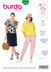 Burda Style Misses' Top â€“ Round Neckline â€“ Boxy Shape â€“ Frills B6243 - Paper Pattern, Size 8-18