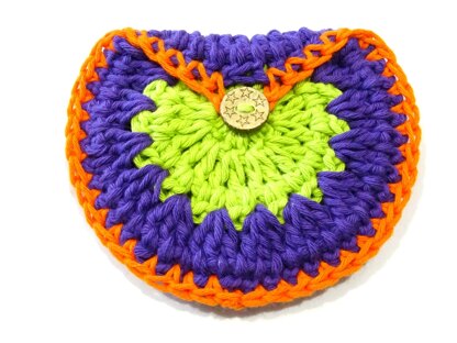 Girls Crochet Coin Purse
