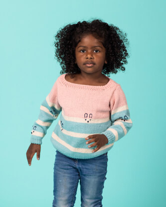 Find My Friends Sweater - Free Jumper Knitting Pattern For Babies and ...