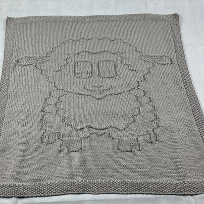 Baby Blanket „Wooly the Sheep" Knitting