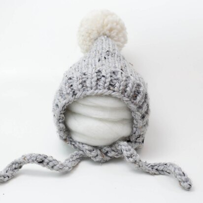 Chunky Pompom Pixie Bonnet Hat Baby Children