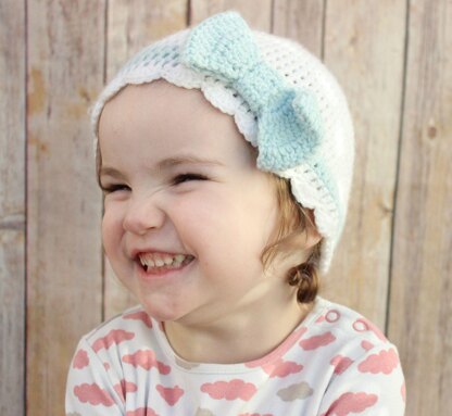 Crochet pattern baby child hat beanie UK & USA Terms #403