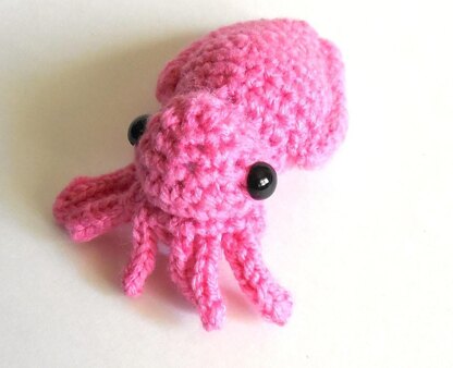 Mini Cuttlefish Amigurumi Plush Toy