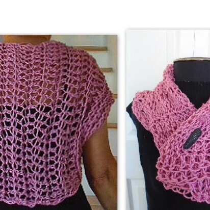 #yt Lightweight Fishnet Summer Shrug