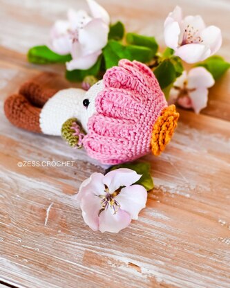 Crochet pattern Klig - The tiny spring flower creature