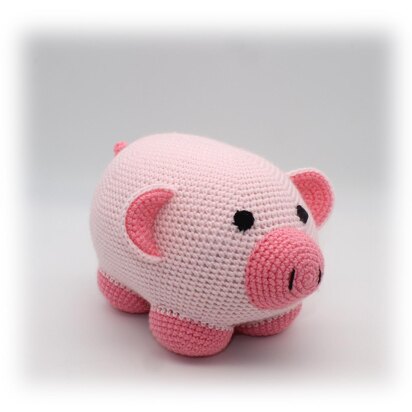 Piggy Doorstop Crochet Pattern