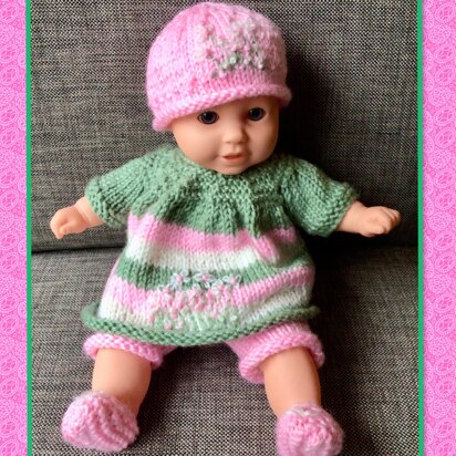 Dolls clothes cute knitted outfit