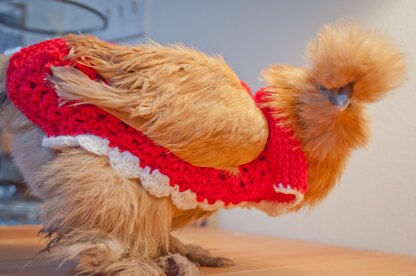 Tunisian Crochet Chicken Sweater